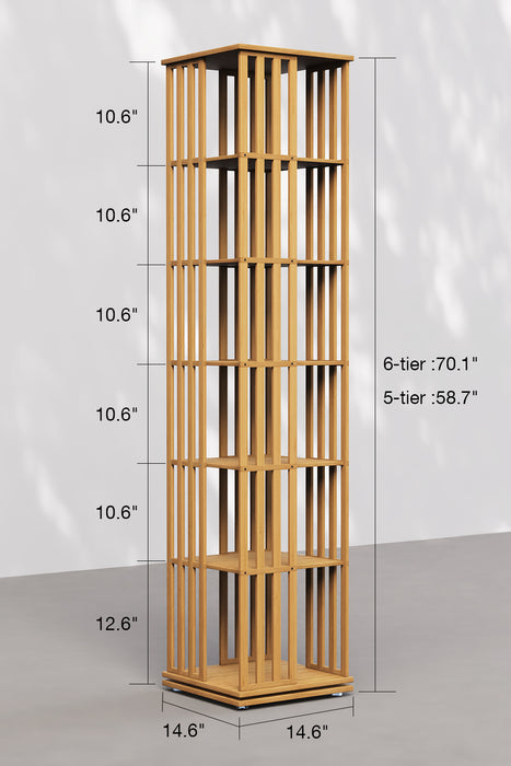 Estante Giratória de 6 Camadas 360° Premium