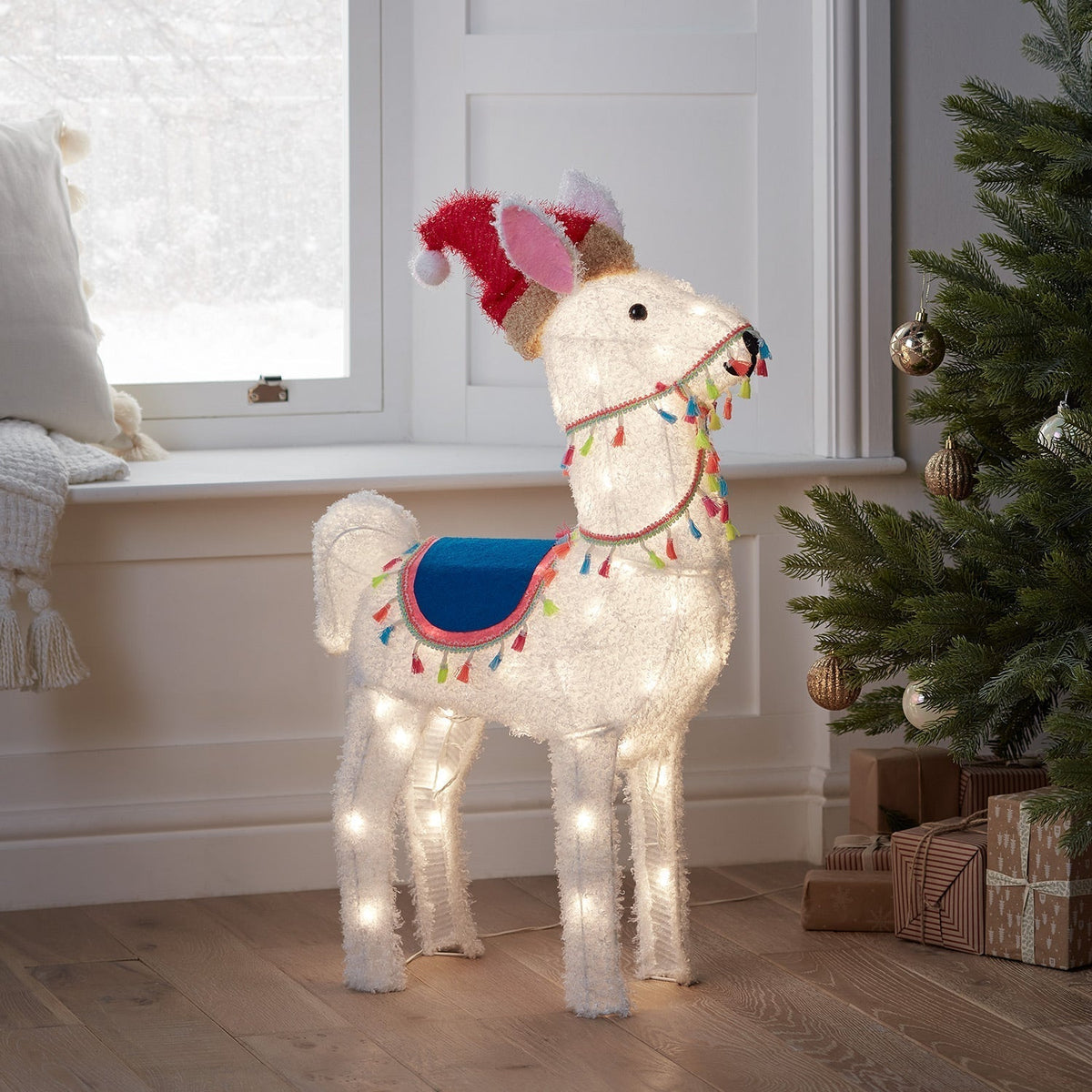 Figura de Natal de Alpaca