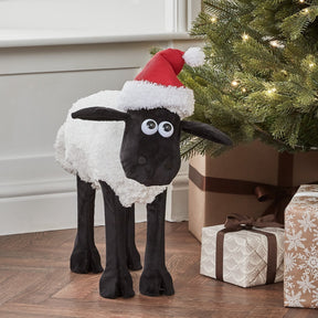 Figura de Natal Ovelha Negra iluminada ( Shaun the Sheep )