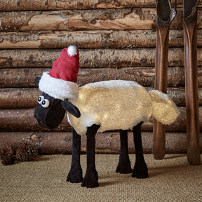 Figura de Natal Ovelha Negra iluminada ( Shaun the Sheep )