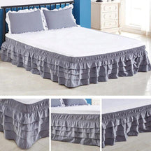 Saia de Cama Saintelle com Elástico - Toque Elegante para seu Quarto