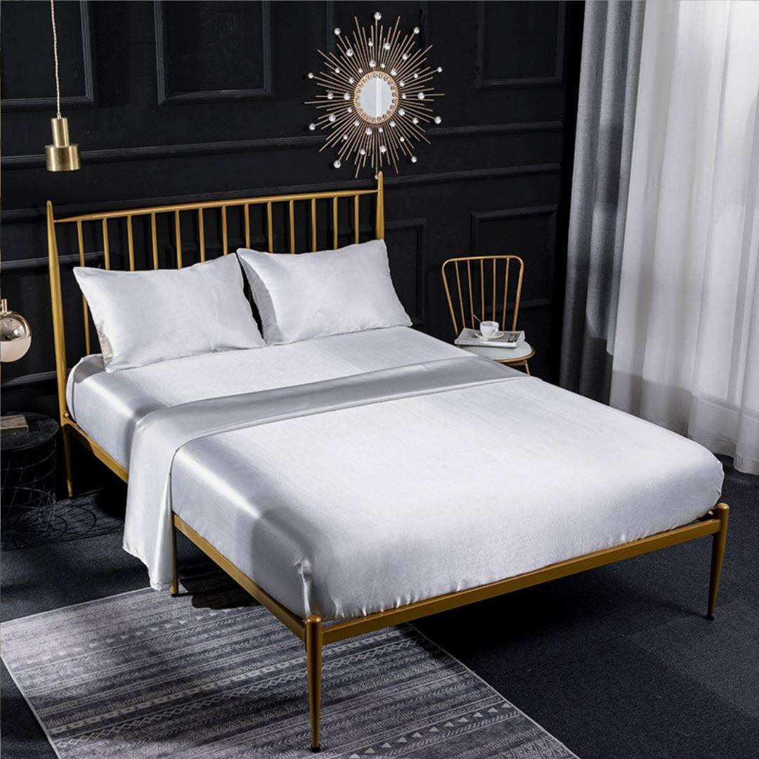 Conjunto de Roupa de Cama Saintelle em Cetim de Luxo